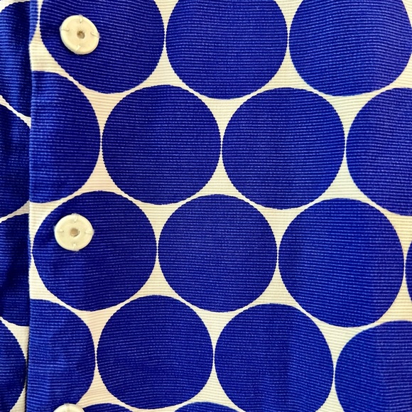 Boden Blue and White Blazer with Geometric Design - Picture 3 of 8